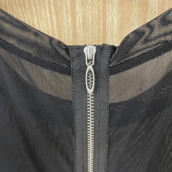 Laundry by Shelli Segal Black Ruched Dress Size 6 - Picture 3 of 6